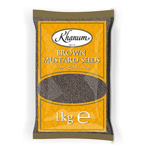 Brown Mustard Seeds 1kg by Khanum