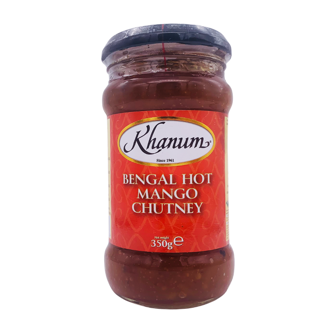 Bengal Hot Mango Chutney 350g by Khanum