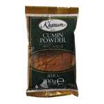 Ground Jeera (Cumin) 100g Bag by Khanum