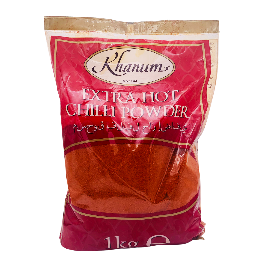 Extra Chilli Powder Extra Hot Chilli Powder 1kg Bag by Khanum – Thai Food Online (authentic ...