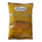 Madras Mild Curry Powder 1kg Bag by Khanum