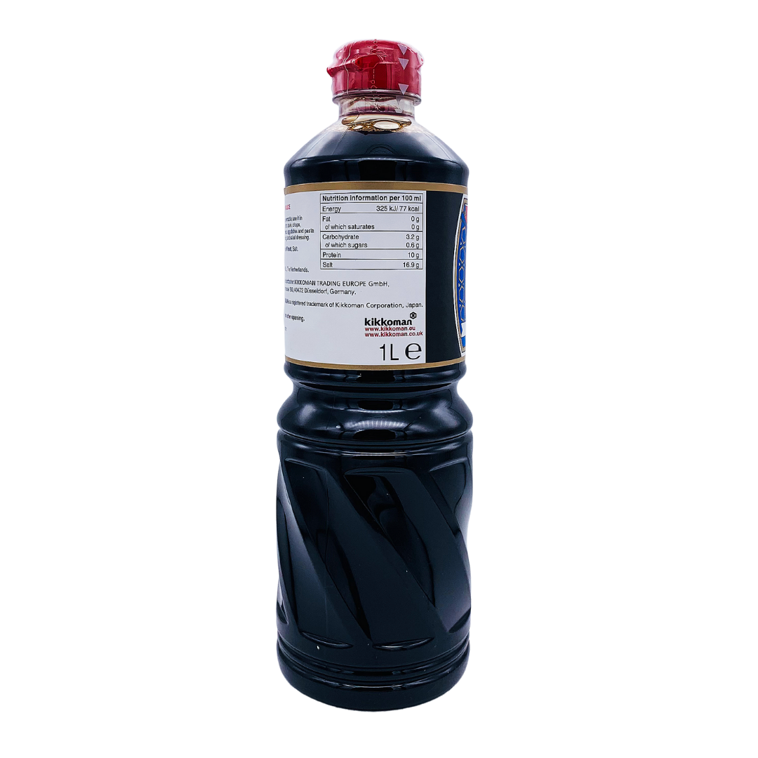 Kikkoman Soy sauce with less salt 1 l :: Asian food online