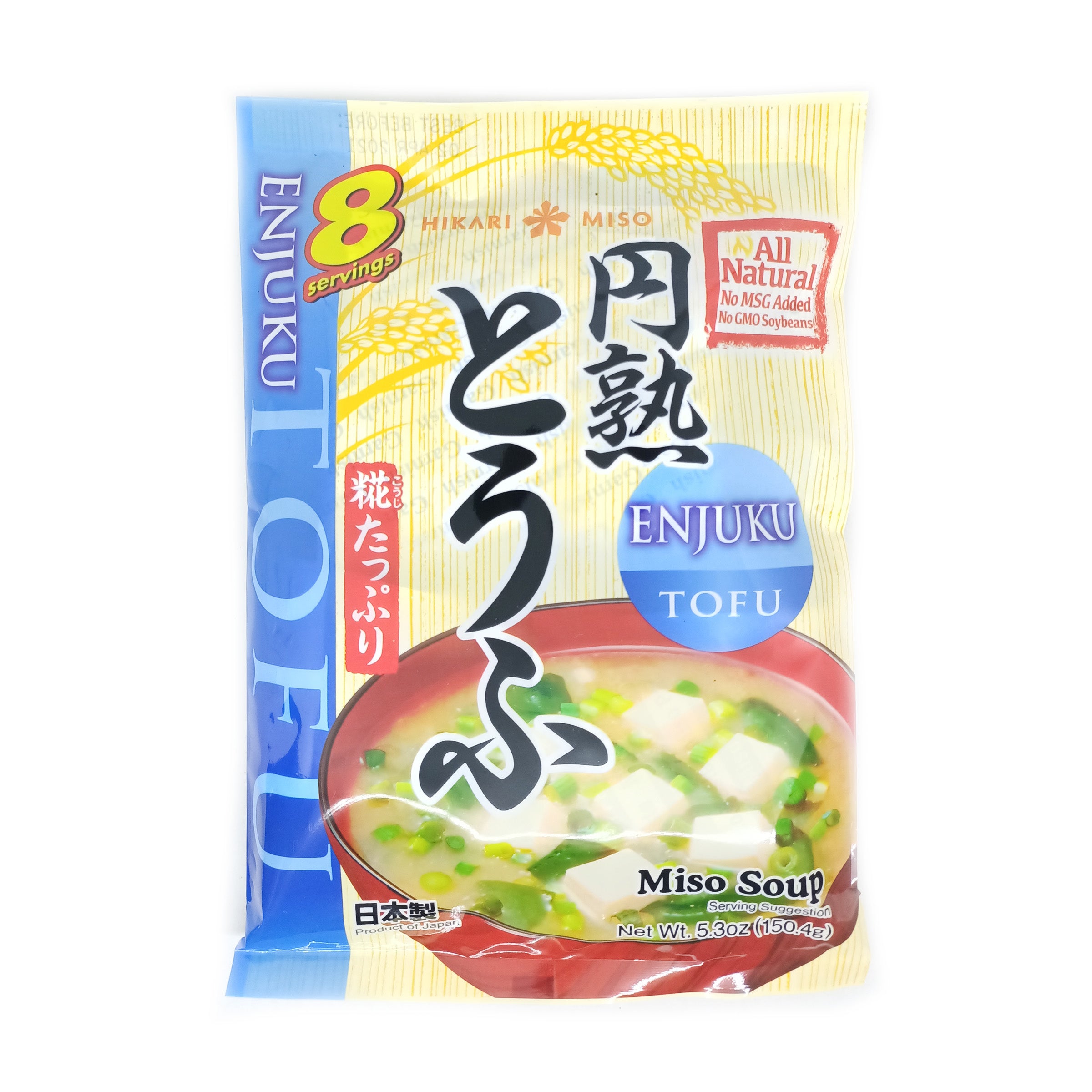 Instant Miso Soup Enjyuku Tofu 8 Servings by Hikari Miso