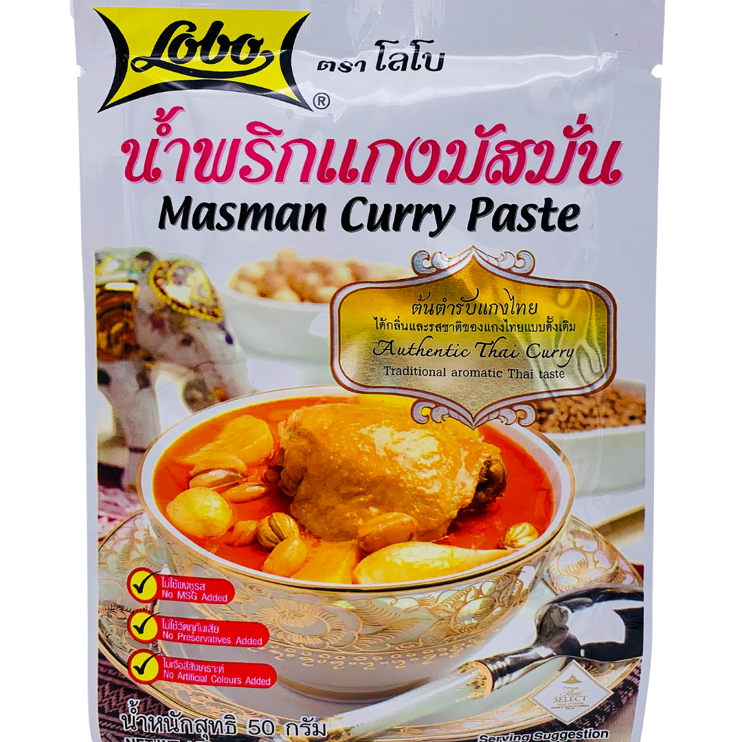 Masman Curry Paste 50g small packet by Lobo