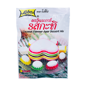 Agar Dessert Mix Powder Coconut Flavour 60g by Lobo