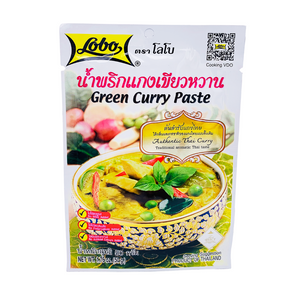 Green Curry Paste 50g Packet by Lobo – Thai Food Online (authentic