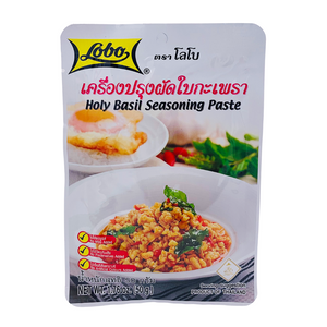 Thai Holy Basil Seasoning Paste 50g by Lobo