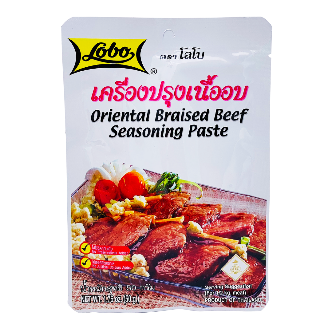 Oriental Braised Beef Seasoning Mix 50g by Lobo