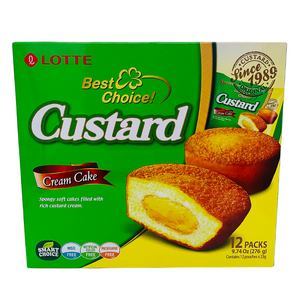 Custard Cream Cake Snack 276g by Lotte