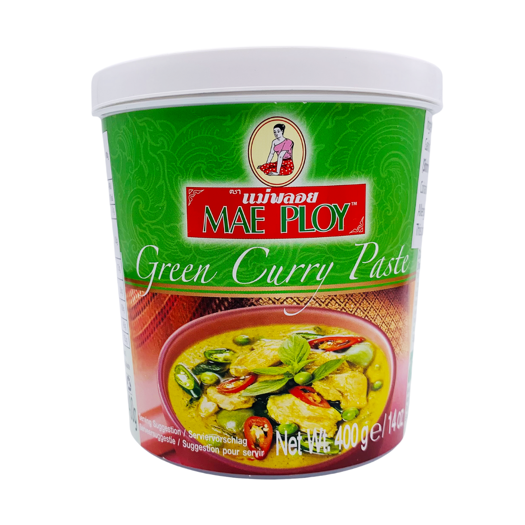 Green Curry Paste 400g Tub by Mae Ploy Thai Food Online