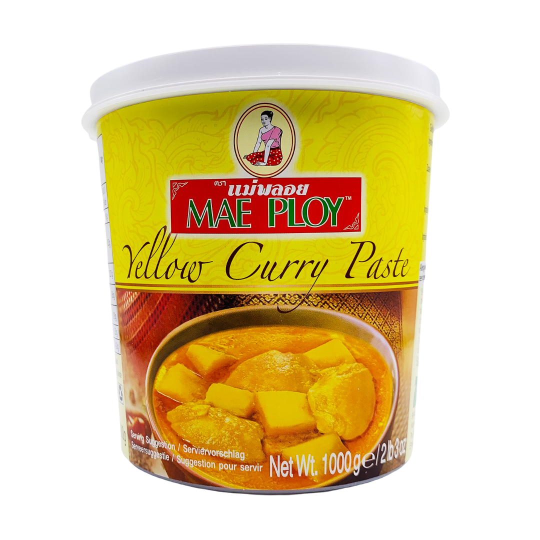 Thai Yellow Curry Paste 1kg Large Tub by Mae Ploy