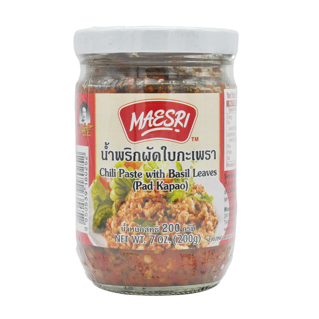 Thai Chilli Paste with Sweet Basil 200g by Mae Sri