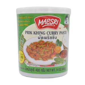Prik Khing Curry Paste 400g by Mae Sri