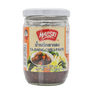 Thai Ta Dang chilli paste (200g) by Mae Sri