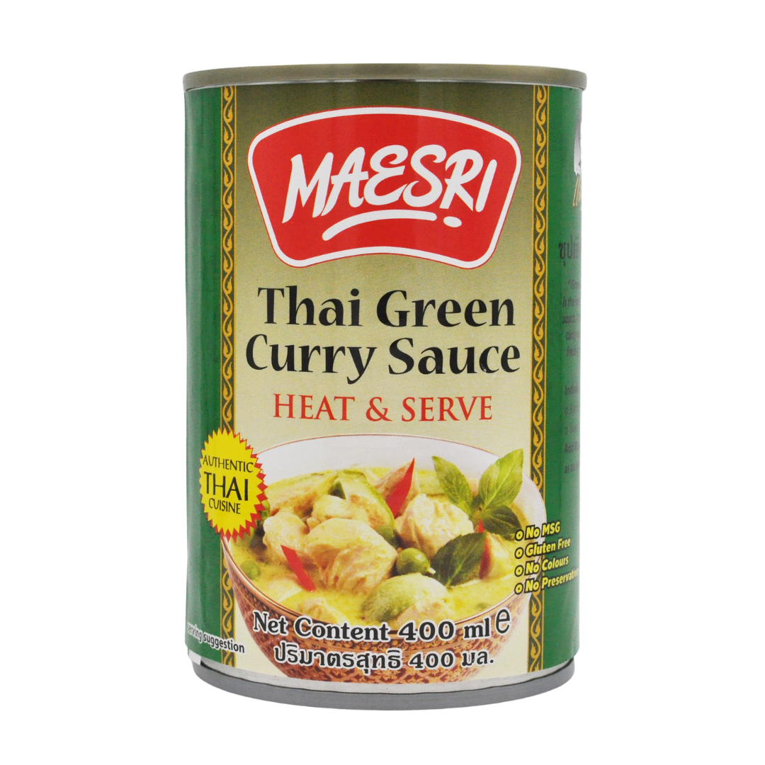 Thai Green Curry Sauce 400ml by Mae Sri