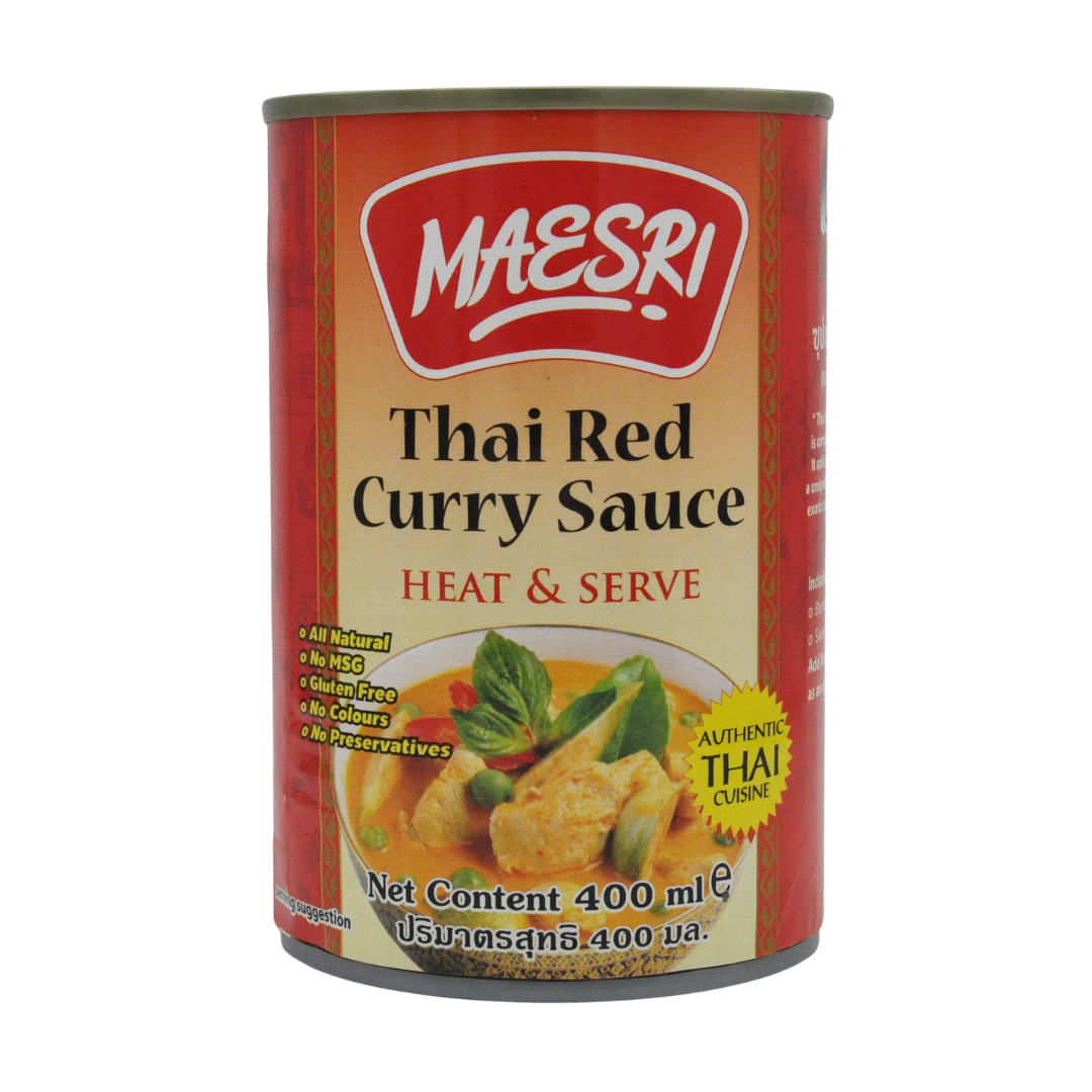Thai Red Curry Soup 400ml Tin by Mae Sri