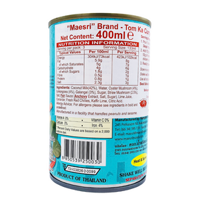Thai Tom Kha Curry Soup 400ml by Mae Sri