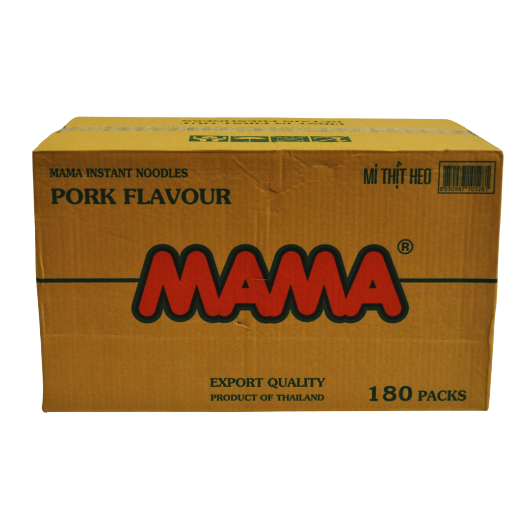 6 cases (180 packs) of Pork Flavour Instant Noodles 60g by Mama