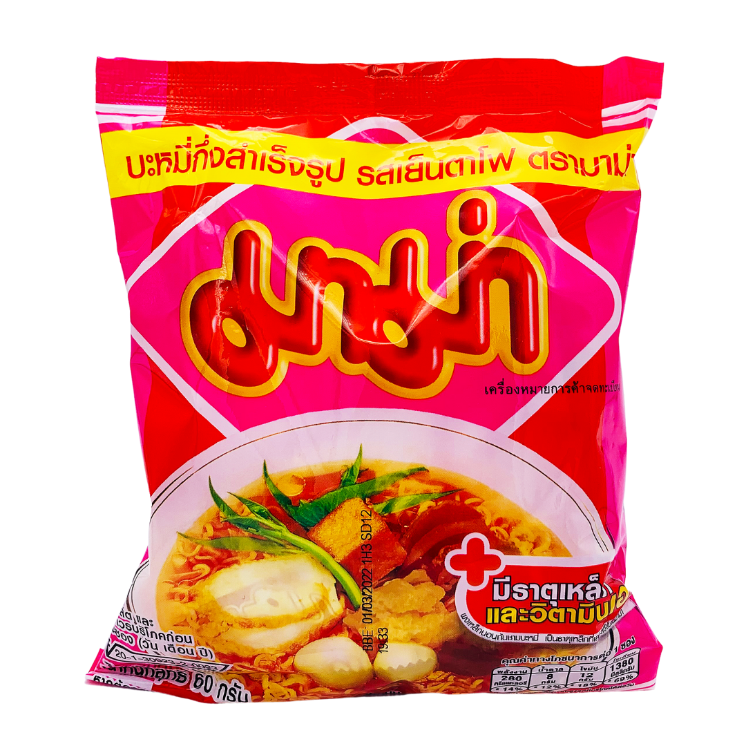 Thai Yentafo Instant Noodles 60g by Mama