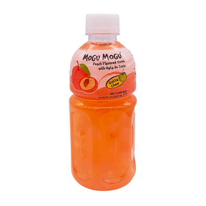 Peach Flavour Nata De Coco Drink 320ml by Mogu Mogu
