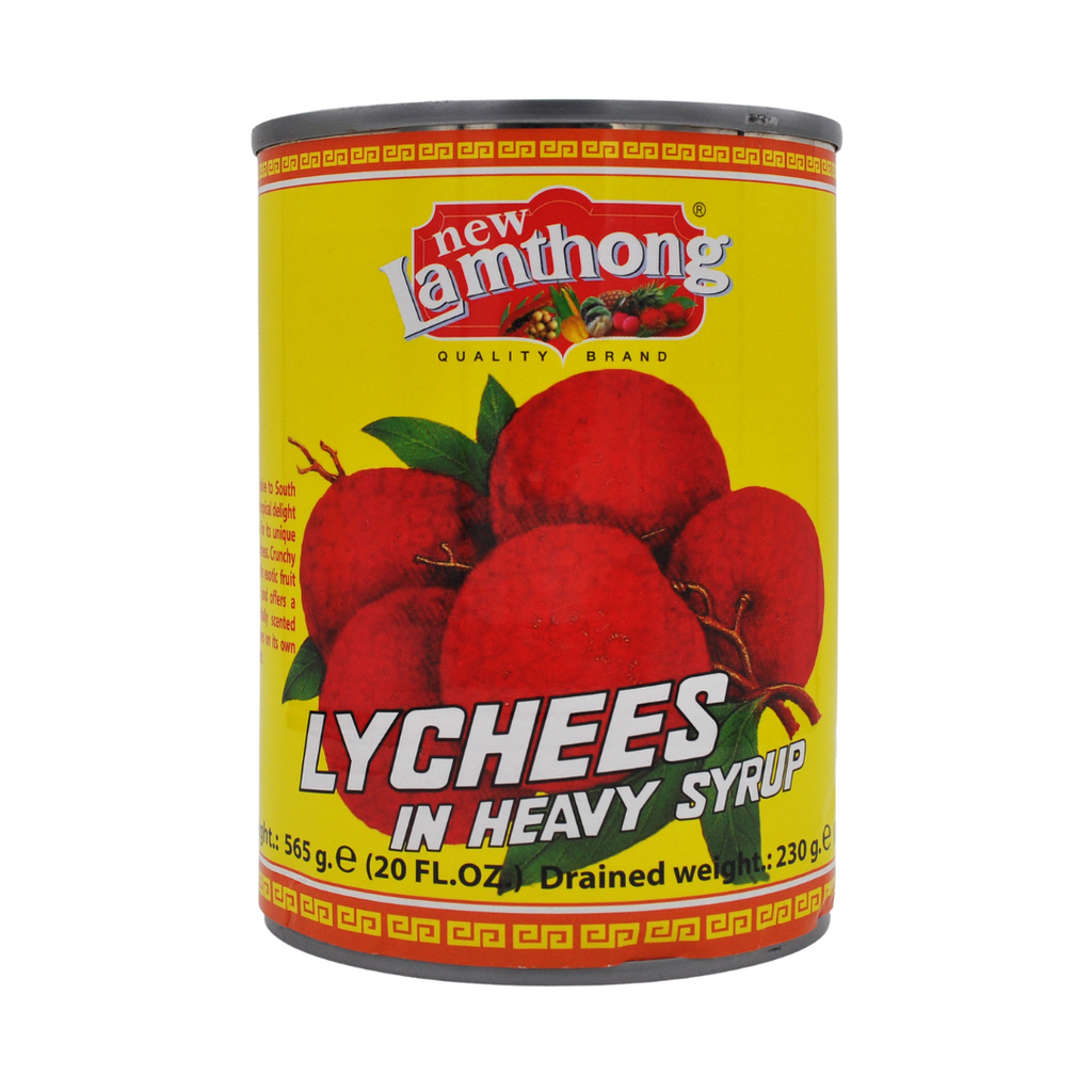 Lychee in syrup 565g can by Lamthong