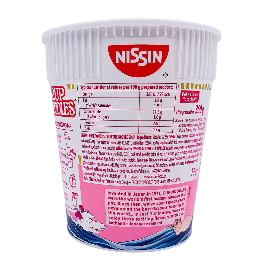 CUP NOODLES™ Pork Tonkotsu Flavour 75g by Nissin