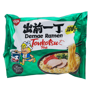 Demae Ramen Japanese Noodles Tonkotsu Pork Flavour 100g by Nissin