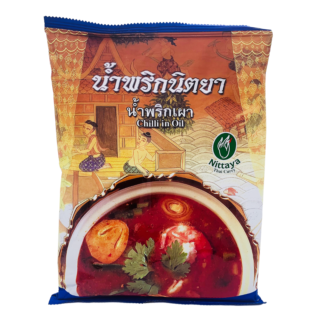 Thai Chilli Paste in Oil Large 1kg Packet by Nittaya