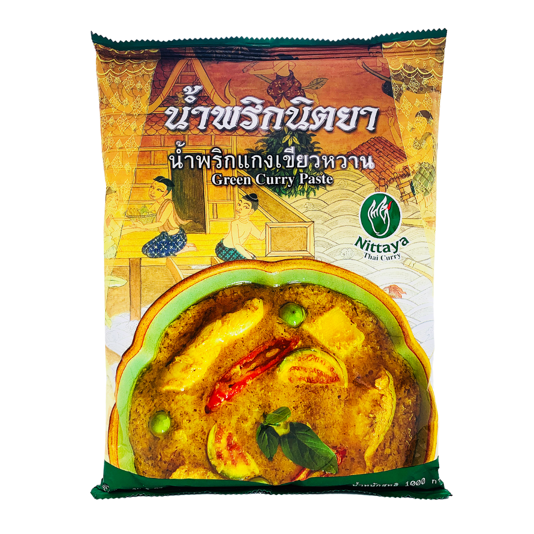 Green Curry Paste 1kg by Nittaya Thai Food Online authentic