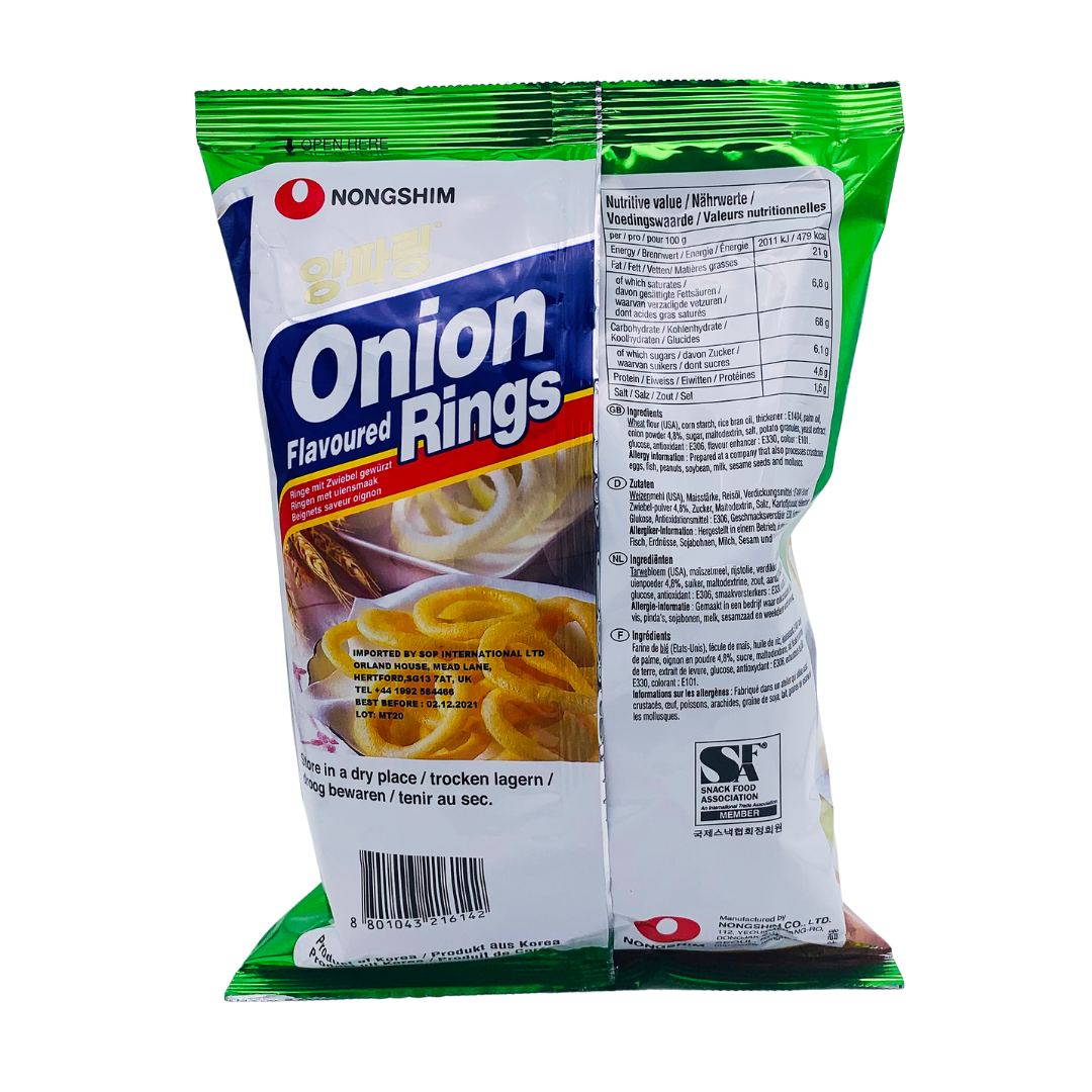 Onion Ring Crisps Snacks 50g by Nongshim