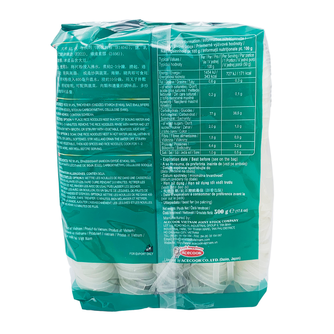 Rice Pho Noodles 500g by Oh! Ricey