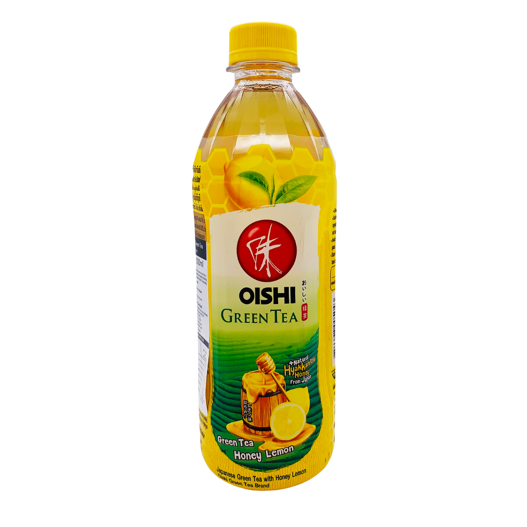 Green Tea Drink Honey and Lemon Flavour 500ml by Oishi