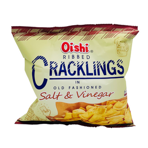 Old Fashioned Ribbed Crackling Salt and Vinegar Flavour 50g by Oishi