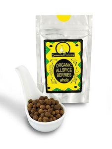 Whole Organic Allspice Berries 20g by Seasoned Pioneers