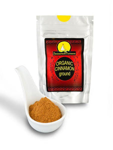 Organic Ground Cinnamon 28g by Seasoned Pioneers
