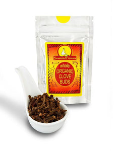 Whole Organic Clove Buds 17g by Seasoned Pioneers