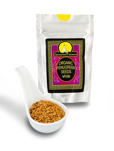 Organic Whole Fenugreek Seeds Methi 44g by Seasoned Pioneers