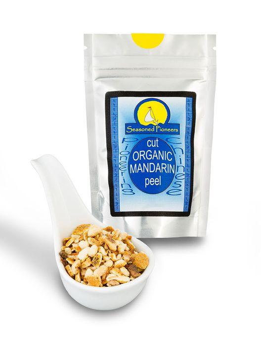 Organic Cut Mandarin Peel 13g by Seasoned Pioneers