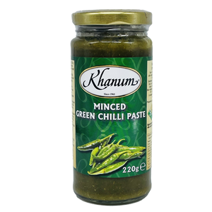 Minced Green Chilli 220g by Khanum