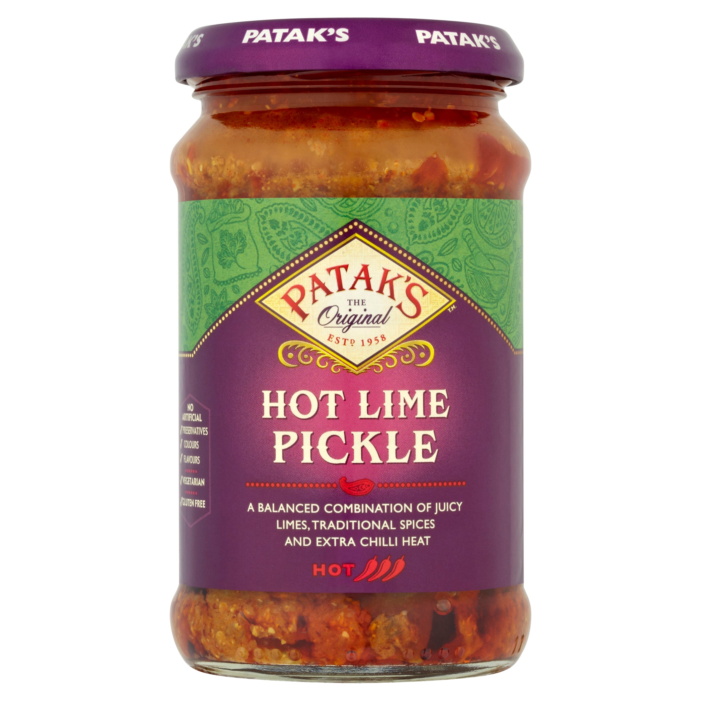 Lime Pickle (Hot) 283g by Patak's
