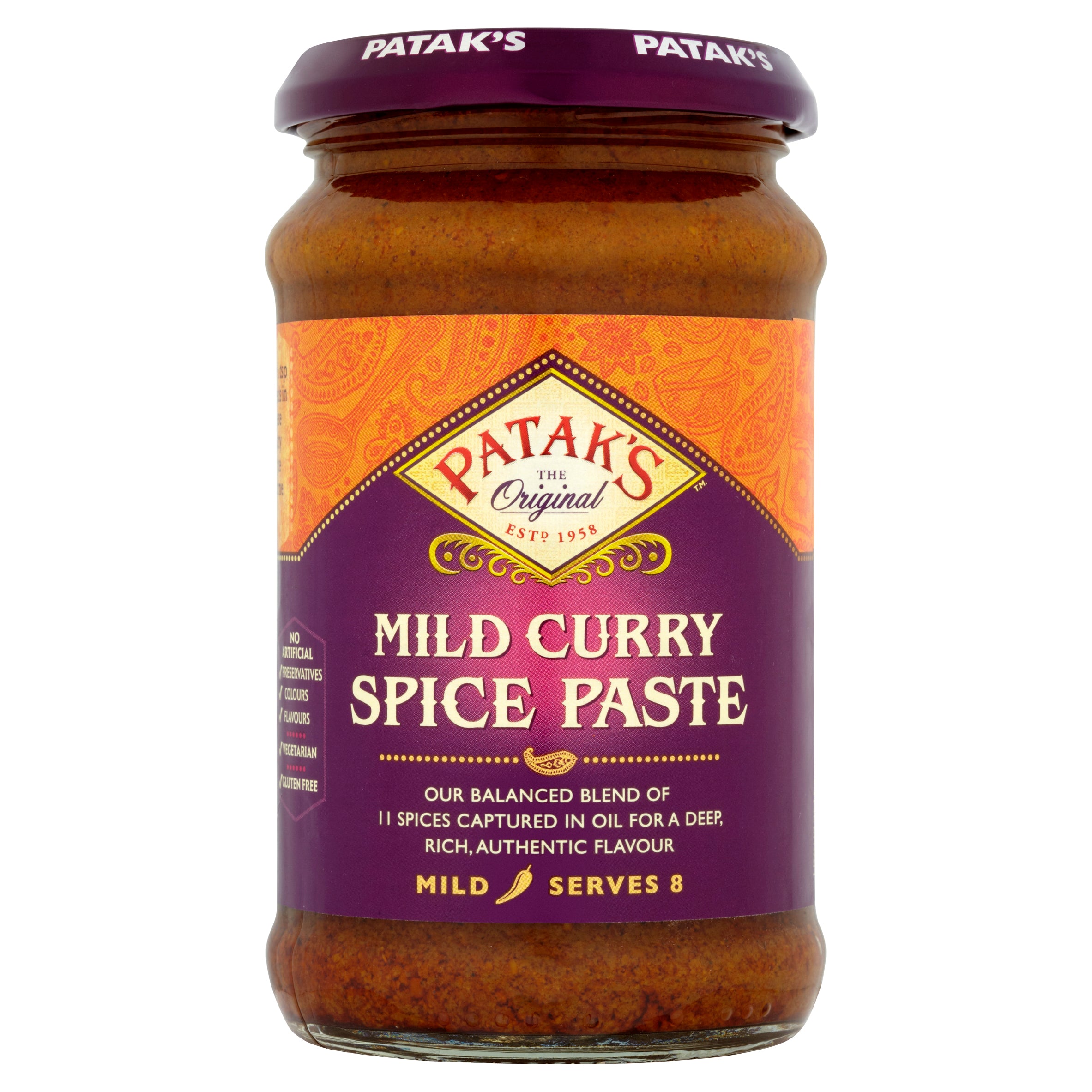 Mild Curry Spice Paste (Mild) 283g by Patak's