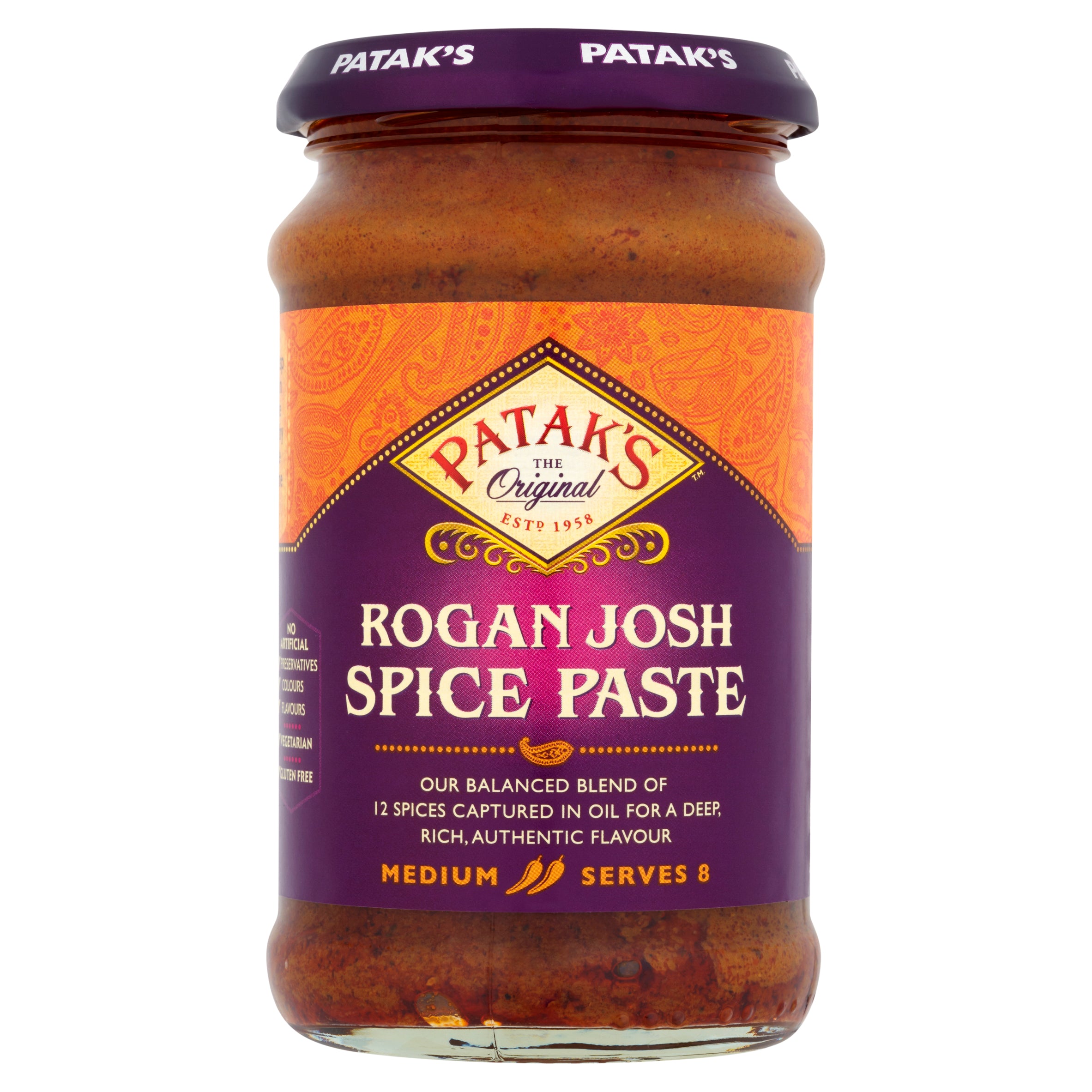 Rogan Josh Spice Paste (Medium) 283g by Patak's