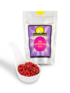 Whole Pink Peppercorns 18g by Seasoned Pioneers