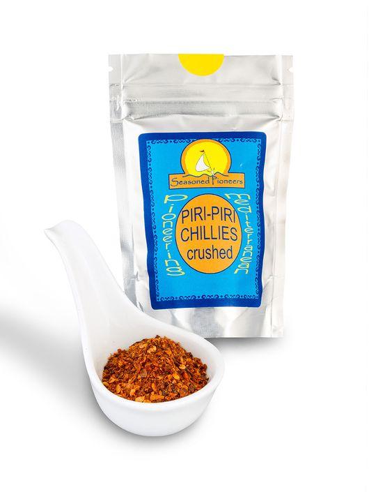 Crushed Piri Piri Chillies 25g by Seasoned Pioneers