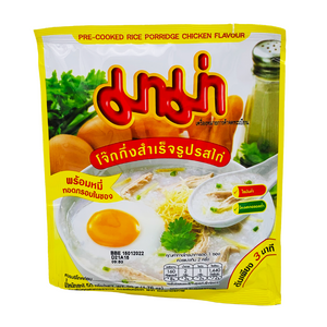 Thai Instant Jok Rice Soup Porridge Chicken Flavour 1 Pouch (12 x 50g) by Mama