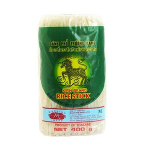 Think Rice Sticks Thai Rice Stick (3mm) 400g by Kirin – Thai Food Online (authentic Thai ...