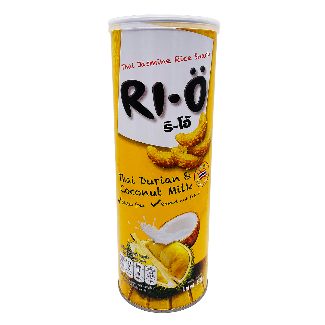 Durian and Coconut Milk Thai Jasmine Rice Snack 55g by RI-O