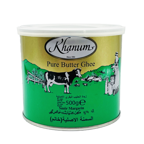Pure Butter Ghee (non Ethyl Butyrate) 500g By Khanum