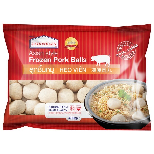 Thai Frozen Pork Balls 400g by S. Khonkaen