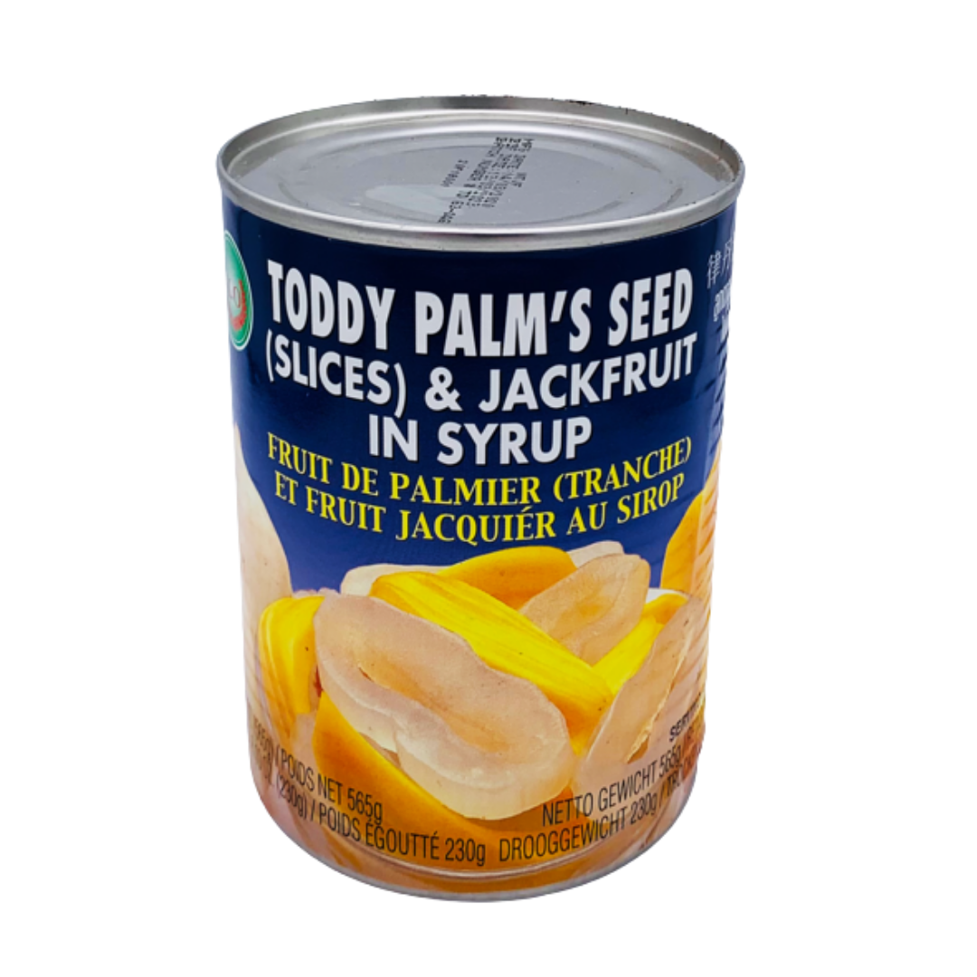 Thai Toddy Palm Slices and Jackfruit in Syrup 565g Can by XO